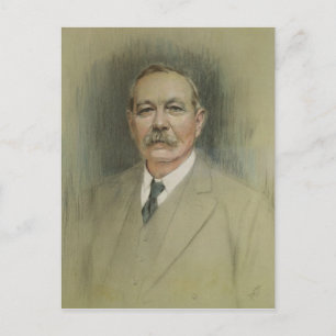 Porträtt i Herr Arthur Conan Doyle Vykort