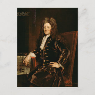Porträtt i Herr Christopher Wren 1711 Vykort