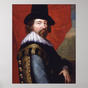 Porträtt i Herr Francis Bacon Viscount St Alban Poster