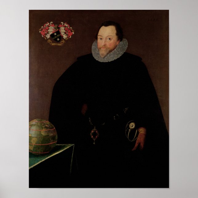 Porträtt i Herr Francis Drake 1591 Poster (Framsidan)