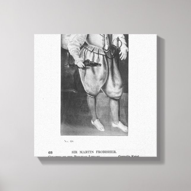 Porträtt i Herr Martin Frobisher Canvastryck (Framsida)