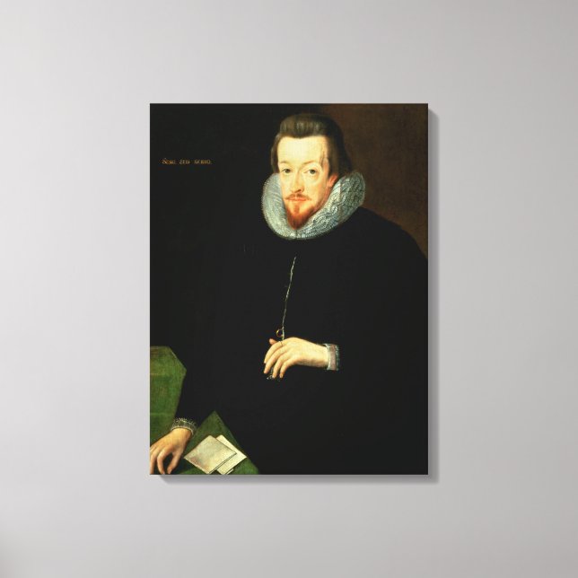 Porträtt i Herr Robert Cecil (1563-1612) 1st Visco Canvastryck (Framsida)