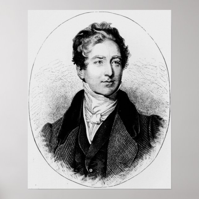 Porträtt i Herr Robert Peel Poster (Framsidan)