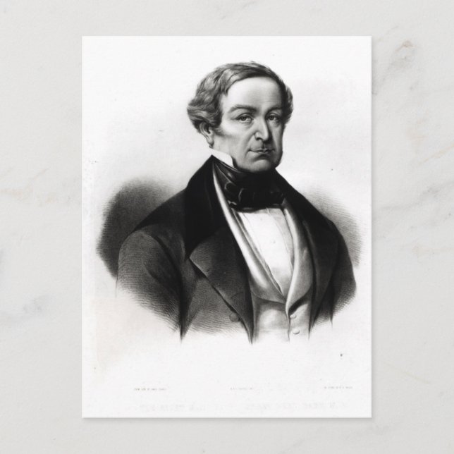Porträtt i Herr Robert Peel Vykort (Framsida)
