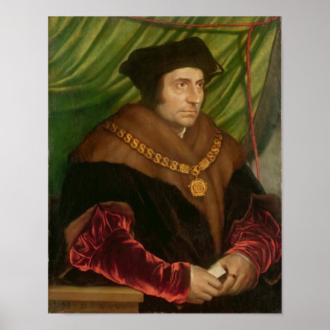 Porträtt i Herr Thomas More Poster (Framsidan)