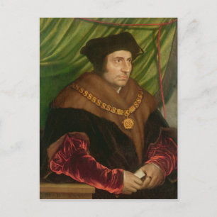 Porträtt i Herr Thomas More Vykort
