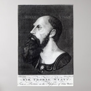 Porträtt i Herr Thomas Wyatt Poster