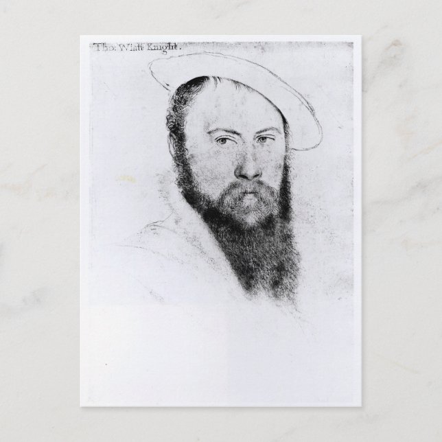 Porträtt i Herr Thomas Wyatt the Younger Vykort (Framsida)