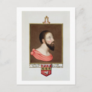 Porträtt i Herr Thomas Wyatt Younger (c.1521-5) Vykort