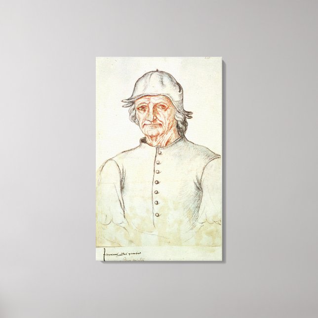 Porträtt i Hieronymus Bosch Canvastryck (Framsida)
