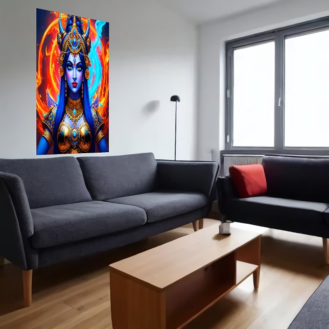 Porträtt i Hindu Goddess Kali | AI Art Poster (Skapare uppladdad)