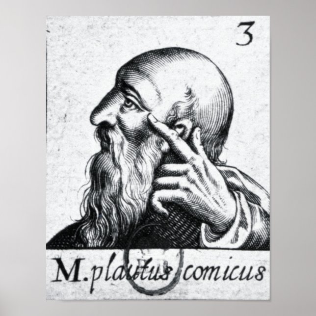 Porträtt i Horace porträtt i Scipio Poster (Framsidan)