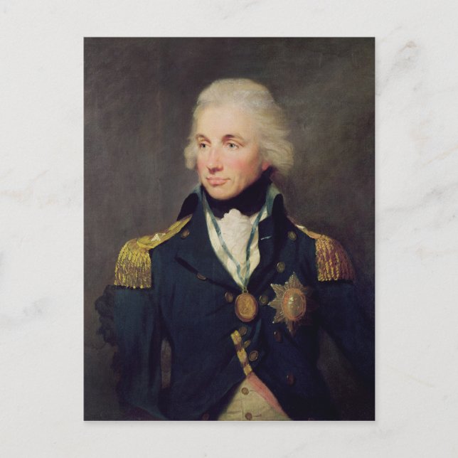 Porträtt i Horatio Nelson , Viscount Nelson Vykort (Framsida)