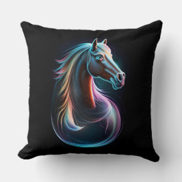 Porträtt i Horse Kudde