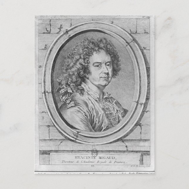 Porträtt i Hyacinthe Rigaud, 1752-65 Vykort (Framsida)
