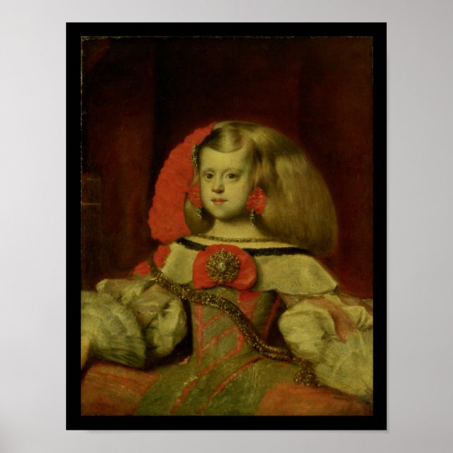 Porträtt i Infanta Margarita Poster (Framsidan)