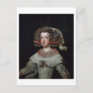 Porträtt i Infanta Maria Teresa (1638-83) fut Vykort