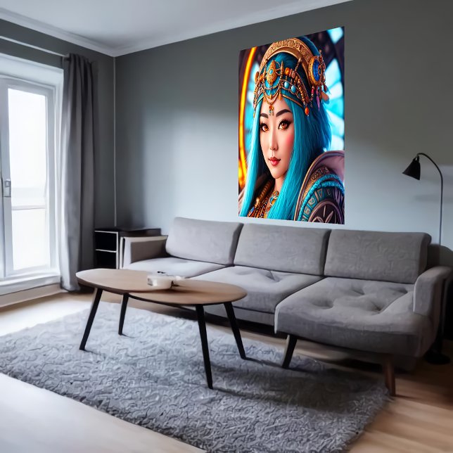 Porträtt i Inuit Goddess Pinga | AI Art Poster (Skapare uppladdad)