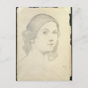 Porträtt i Isadora Duncan 1908 Vykort