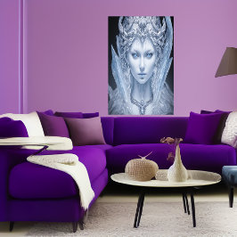 Porträtt i isgudarna | AI Art Poster