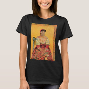 Porträtt i italienska Woman av Vincent van Gogh T Shirt