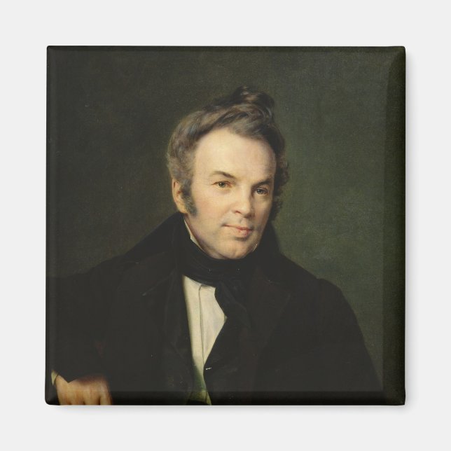 Porträtt i Ivan Lazhechnikov, 1834 Magnet (Framsidan)