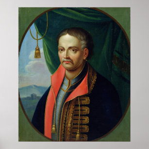 Porträtt i Ivan Mazepa Poster