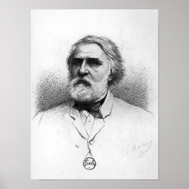 Porträtt i Ivan Turgenev Poster (Framsidan)