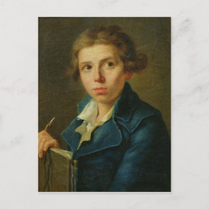 Porträtt i Jacques-Louis David som Ungdom Vykort