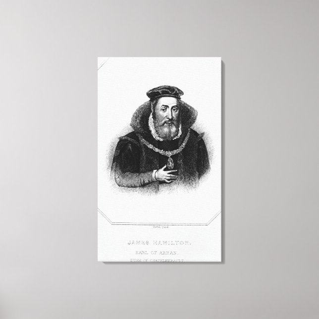 Porträtt i James Hamilton 2:e Earl of Arran Canvastryck (Framsida)