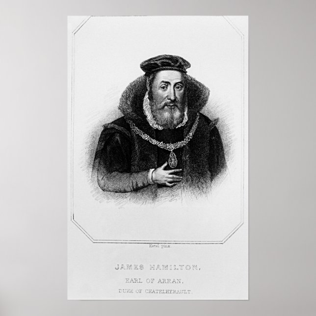 Porträtt i James Hamilton 2:e Earl of Arran Poster (Framsidan)