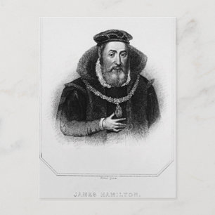 Porträtt i James Hamilton 2:e Earl of Arran Vykort