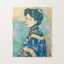 Porträtt i japanska kvinnor (av Fujishima Takeji)