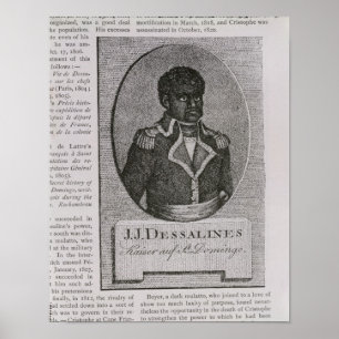 Porträtt i Jean-Jacques Dessalines Poster