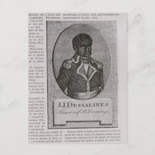 Porträtt i Jean-Jacques Dessalines Vykort