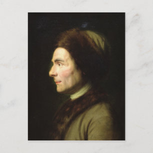 Porträtt i Jean-Jacques Rousseau Vykort
