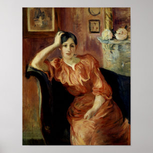 Porträtt i Jeanne Pontillon Poster