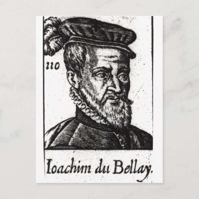 Porträtt i Joachim du Bellay Vykort (Framsida)