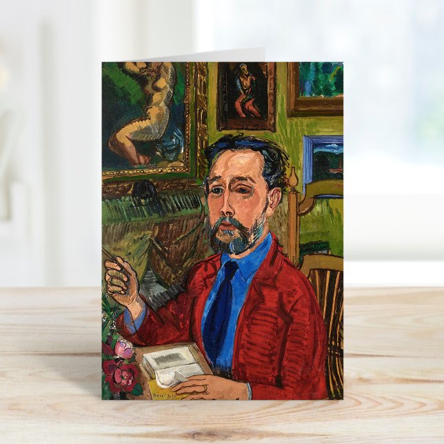 Porträtt i Joachim Gasquet | Raoul Dufy Kort (Skapare uppladdad)