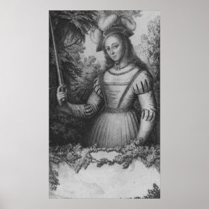 Porträtt i Joan of Arc Poster