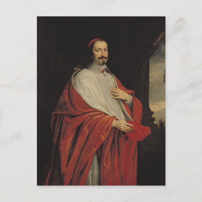 Porträtt i Jules Mazarin Vykort (Framsida)