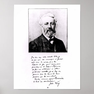 Porträtt i Jules Verne Poster