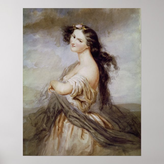 Porträtt i Juliette Drouet Poster (Framsidan)