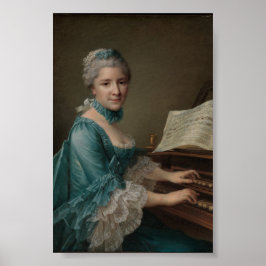 Porträtt i Justine Favart Poster