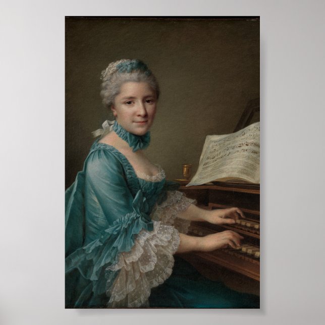 Porträtt i Justine Favart Poster (Framsidan)