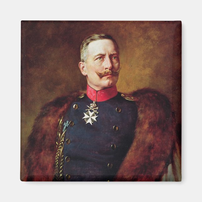 Porträtt i Kaiser Wilhelm II Magnet (Framsidan)