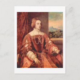 Porträtt i Kaiserin Isabella, Titian Fine Art Vykort
