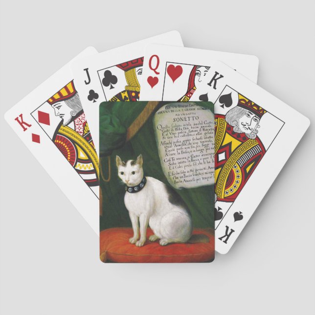 Porträtt i Kat Armellino Casinokort (Baksidan)