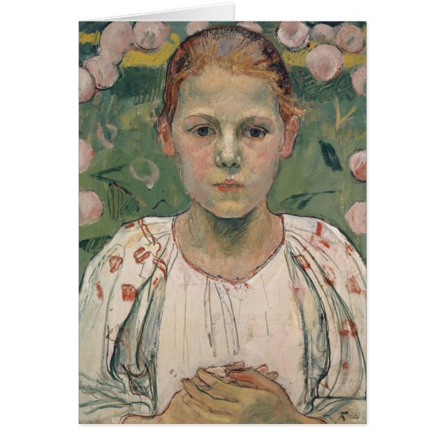 Porträtt i Kathe von Bach | I Garden Hälsningskort (Framsidan)