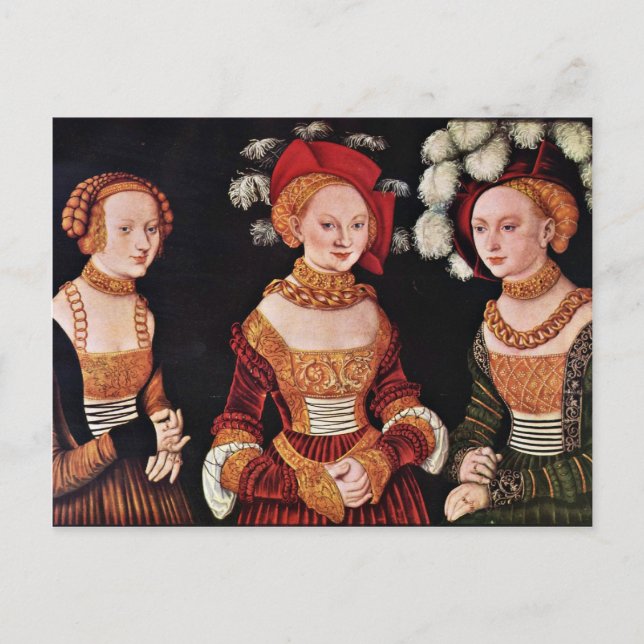 Porträtt i kommunerna Emilla Sybille Von Sachs Vykort (Framsida)